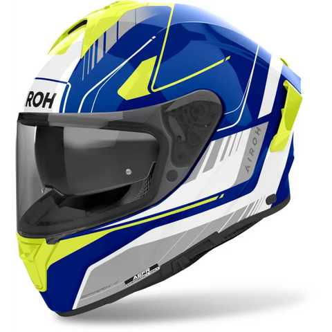 Casco Airoh Spark 2  Chrono Blue / Yellow Gloss