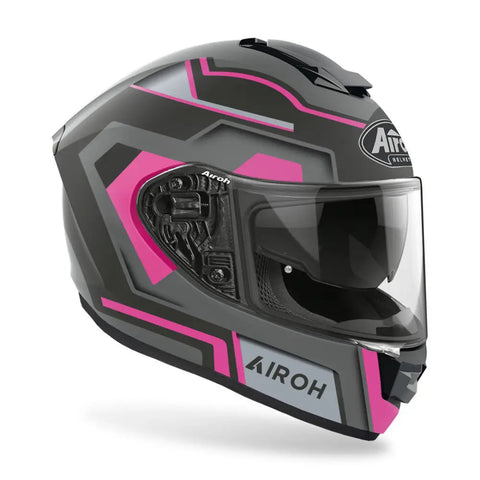 Casco Airoh ST.501 Square Pink Matt