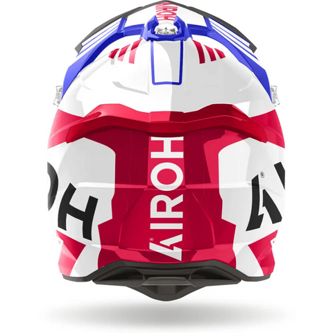 Casco Airoh Strycker Brave Blue / Red Gloss