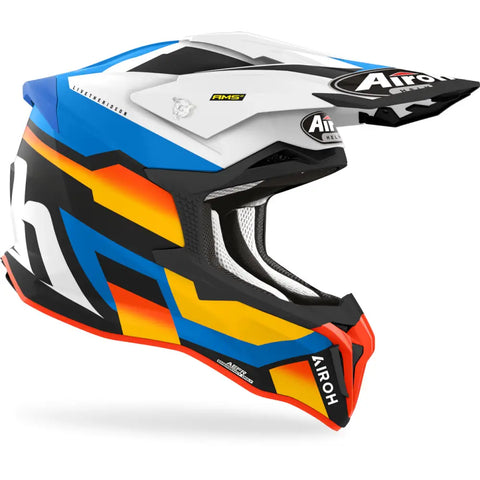 Casco Airoh Strycker Glam Blue Matt