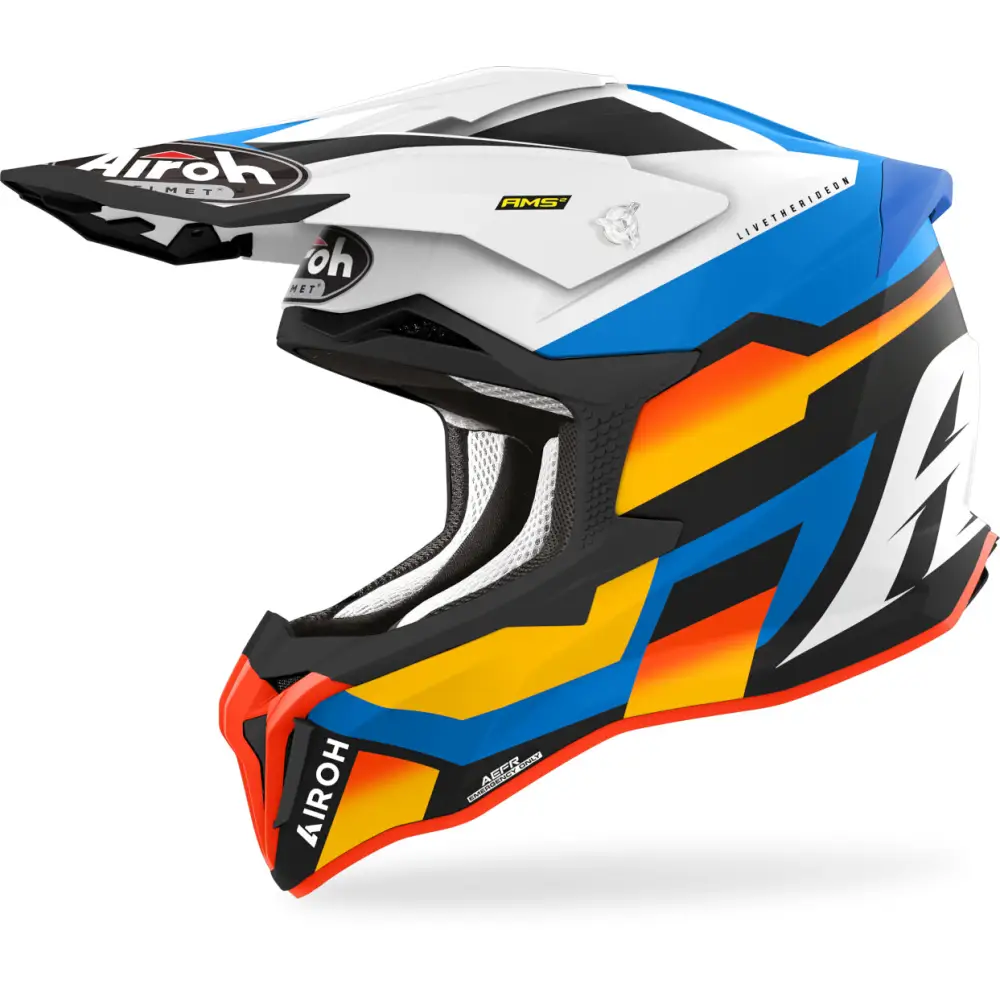 Casco Airoh Strycker Glam Blue Matt
