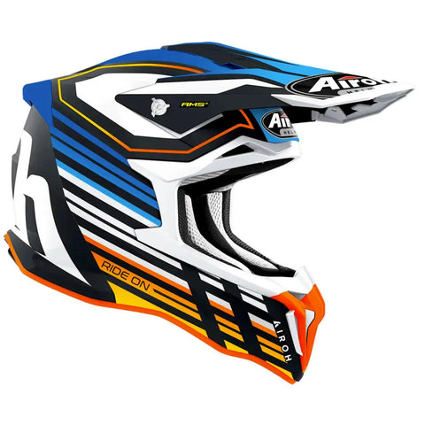 Casco Airoh Strycker Shaded Blue Matt