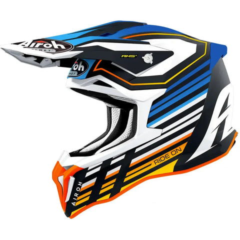 Casco Airoh Strycker Shaded Blue Matt