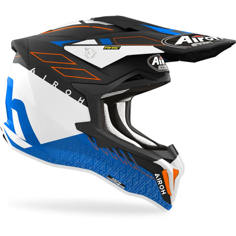 Casco Airoh Strycker Skin Blue Matt