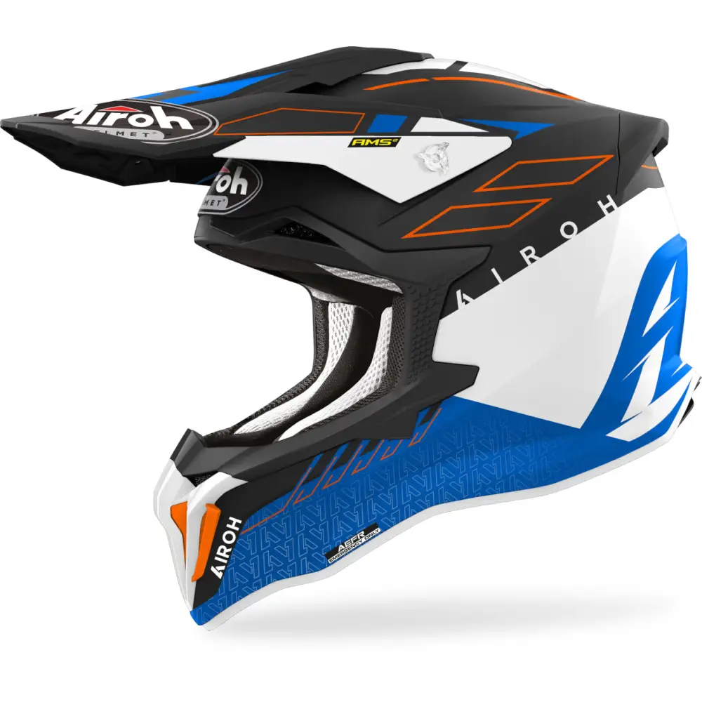 Casco Airoh Strycker Skin Blue Matt