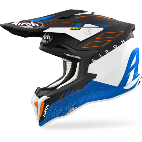 Casco Airoh Strycker Skin Blue Matt