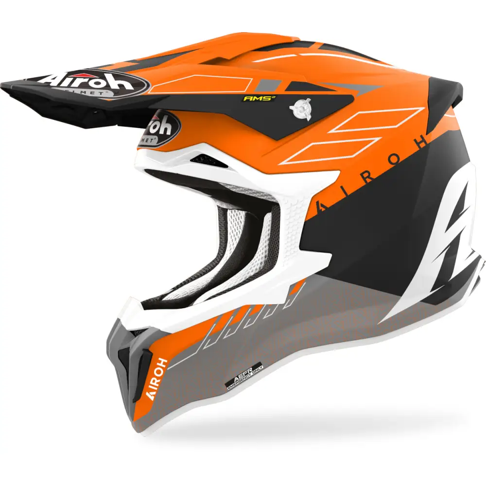 Casco Airoh Strycker Skin Orange Matt