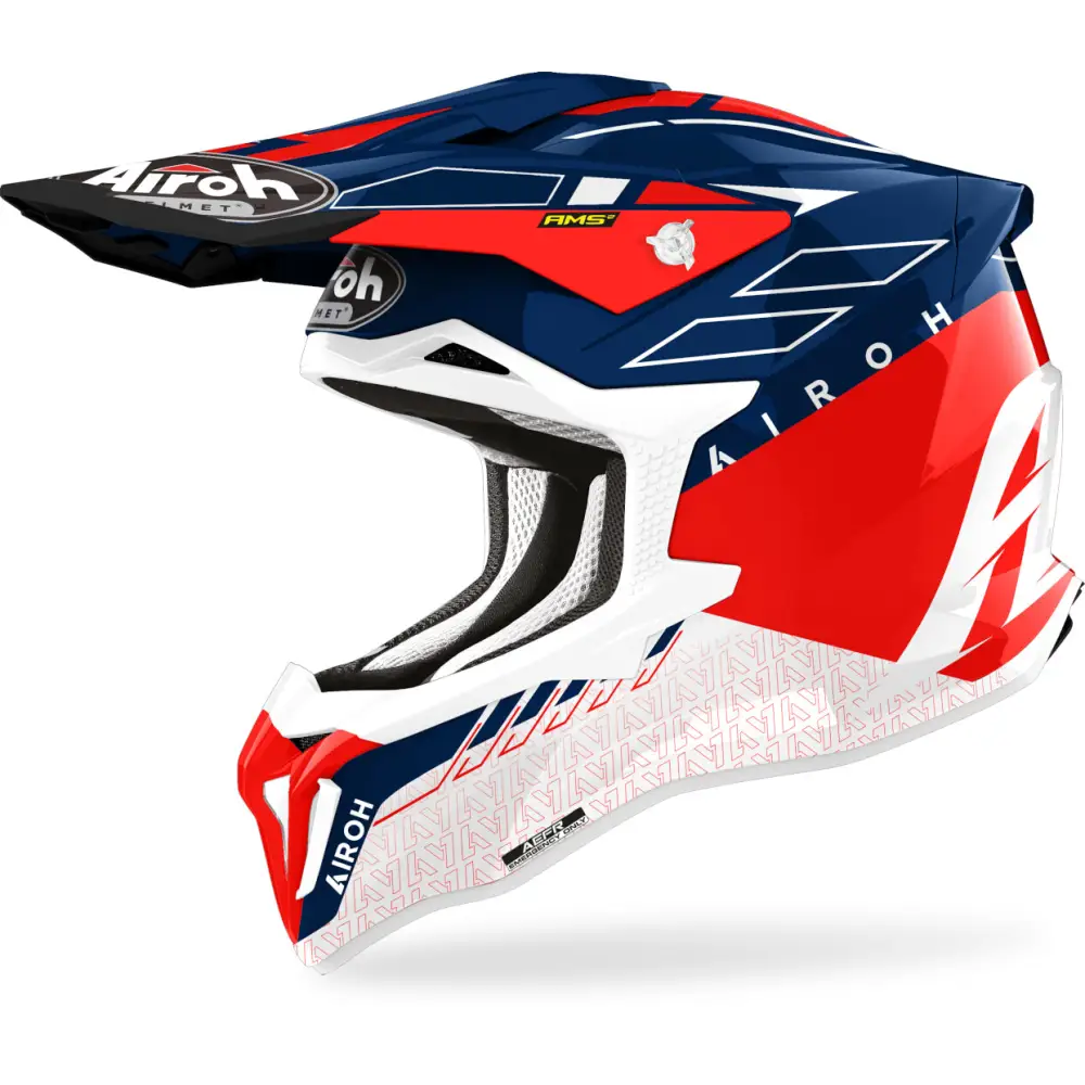 Casco Airoh Strycker Skin Red Gloss