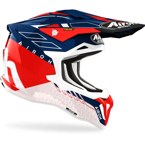 Casco Airoh Strycker Skin Red Gloss