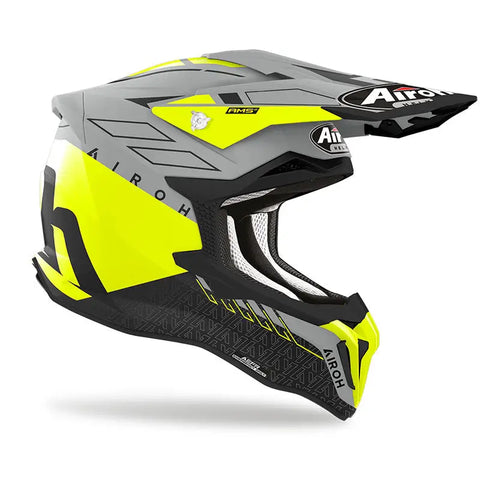Casco Airoh Strycker Skin Yellow Matt