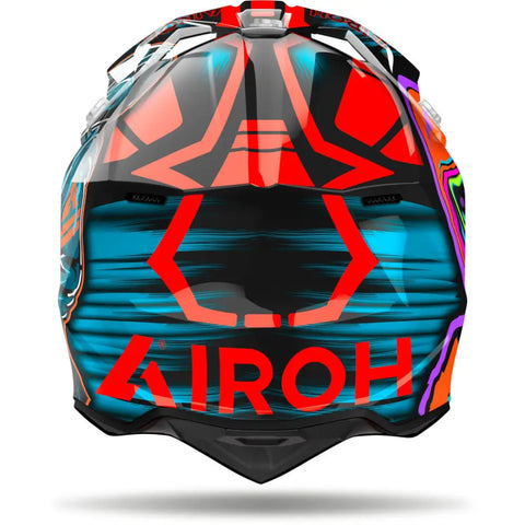 Casco Airoh Wraaap Cyber Orange Gloss
