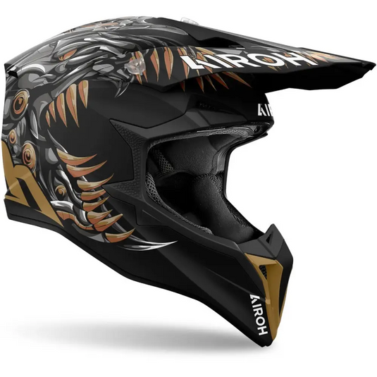 Casco Airoh Wraaap Cyborg
