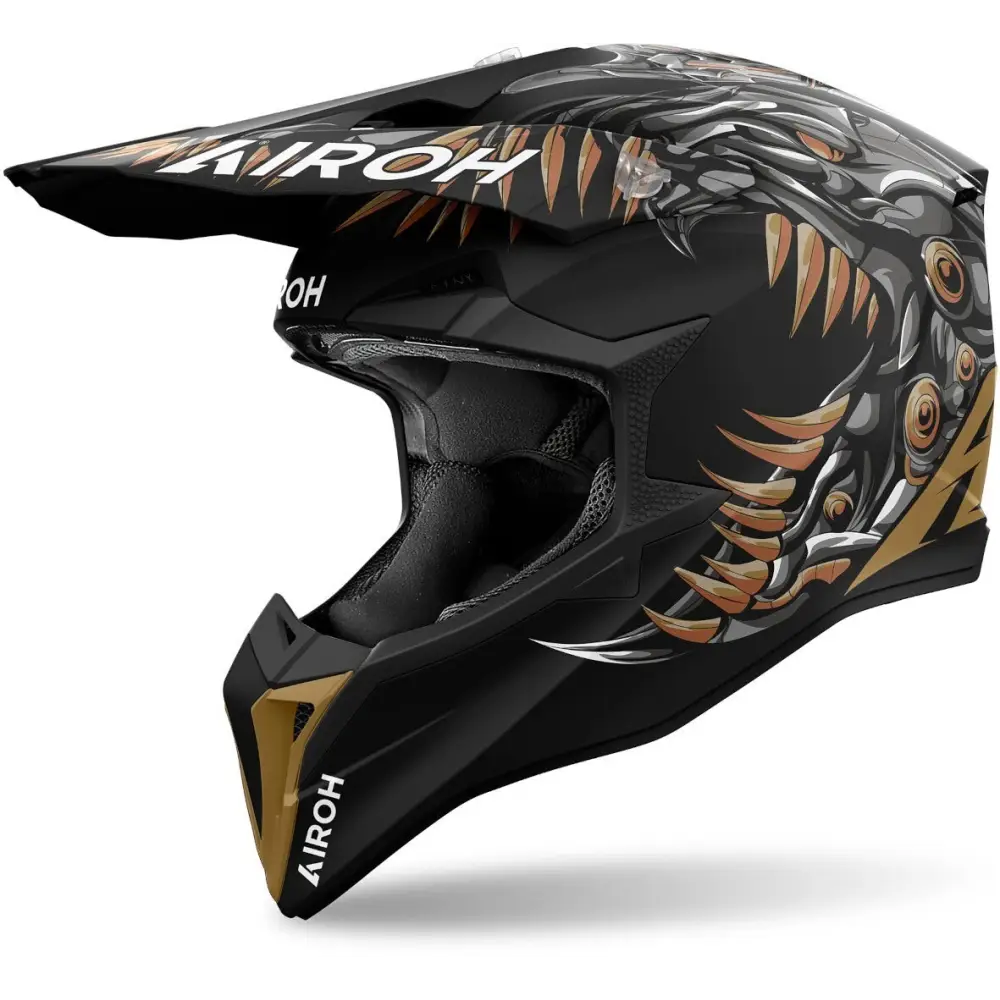 Casco Airoh Wraaap Cyborg
