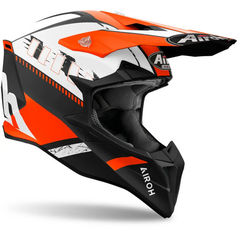 Casco Airoh Wraaap Feel Orange Matt