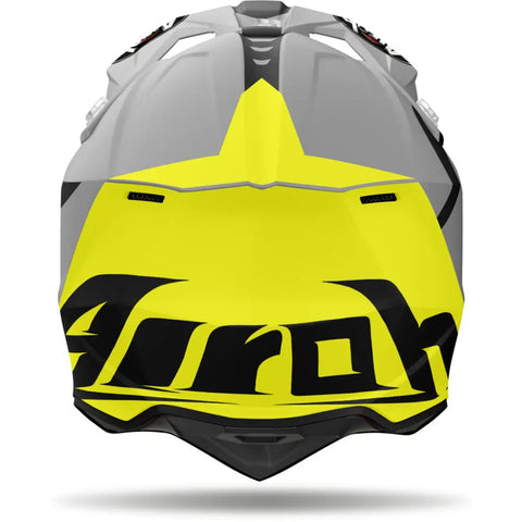 Casco Airoh Wraaap Reloaded Yellow Matt