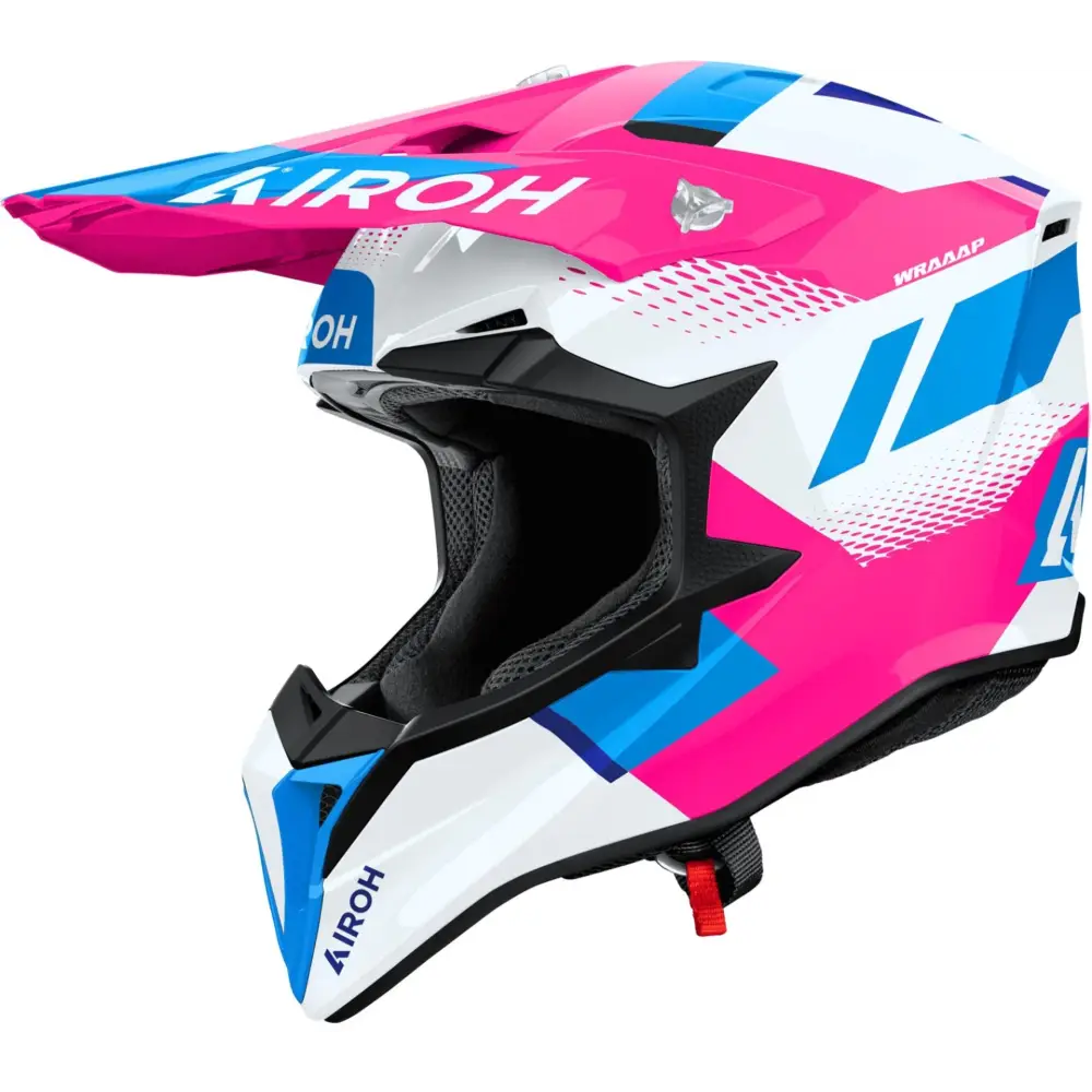 Casco Airoh Wraaap Vision Pink Gloss