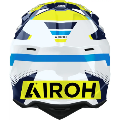 Casco Airoh Wraaap Vision Yellow/Blue Gloss