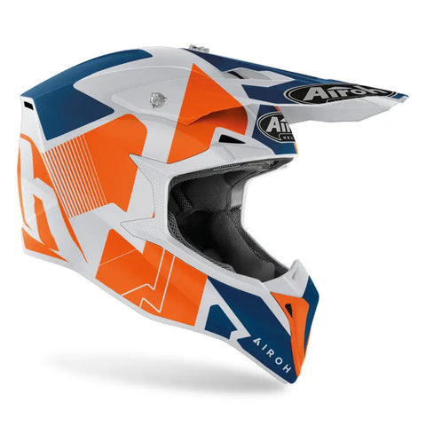 Casco Airoh Wraap Raze Orange Matt