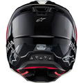 Casco Alpinestars Honda SM5 Black/Red Glossy