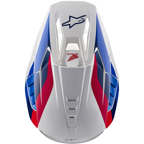 Casco Alpinestars Honda SM5 White/Blue/Red Glossy