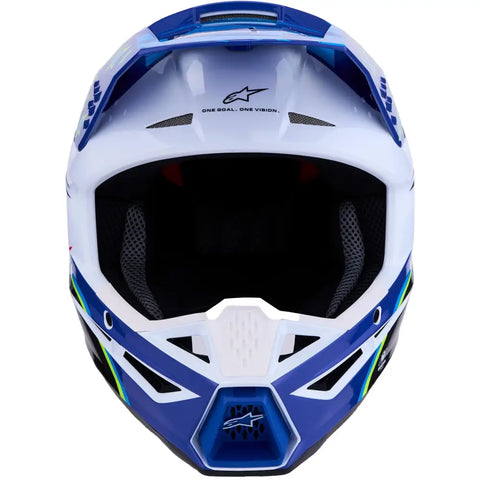 Casco Alpinestars S-M3 Falcon Blue/White/Black
