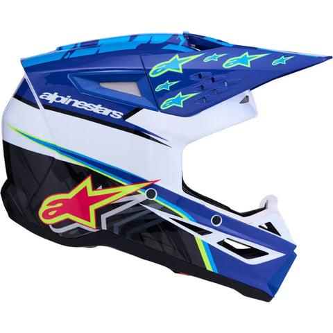 Casco Alpinestars S-M3 Falcon Blue/White/Black