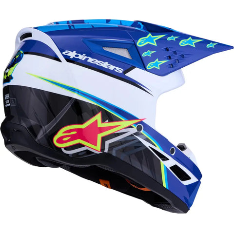 Casco Alpinestars S-M3 Falcon Blue/White/Black