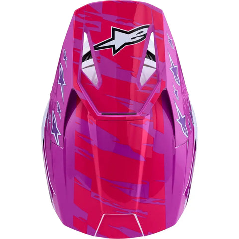 Casco Alpinestars S-M3 Falcon Purple/White