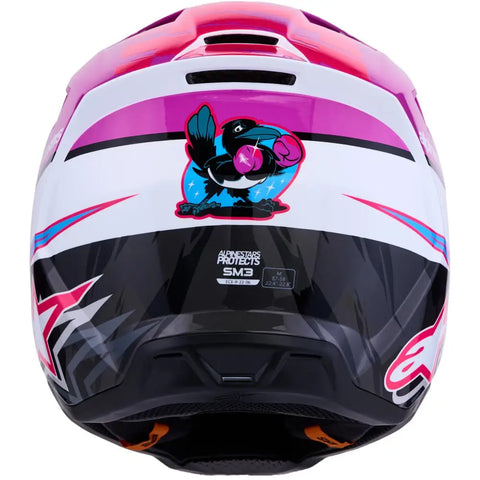 Casco Alpinestars S-M3 Falcon Purple/White