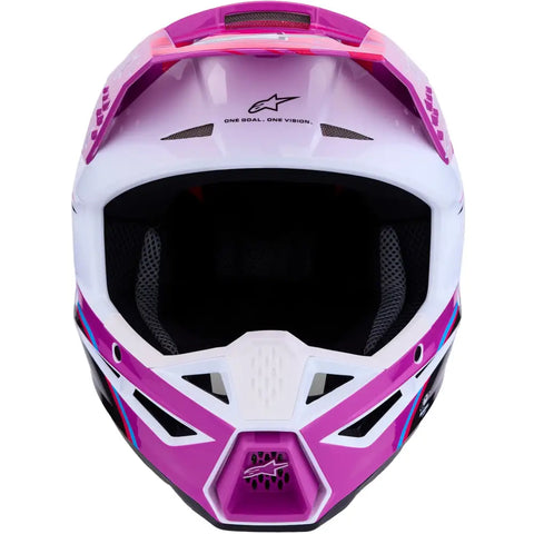 Casco Alpinestars S-M3 Falcon Purple/White