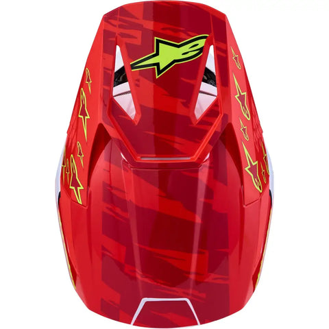 Casco Alpinestars S-M3 Falcon Red/White/Blue