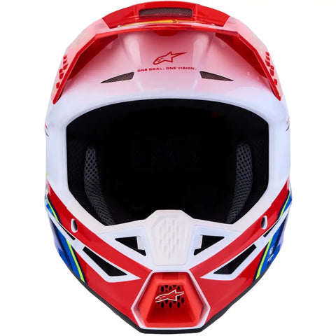 Casco Alpinestars S-M3 Falcon Red/White/Blue