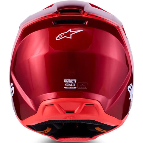 Casco Alpinestars S-M3 Radium Red/White