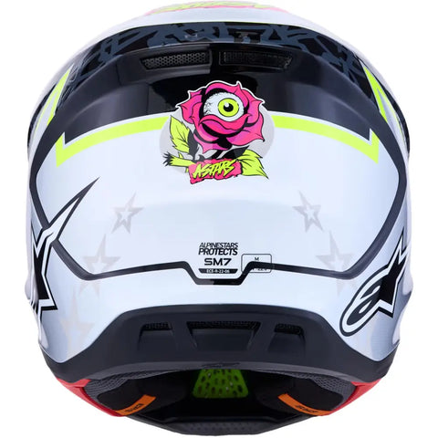 Casco Alpinestars S-M7 Blaster Black/Grey/Yellow
