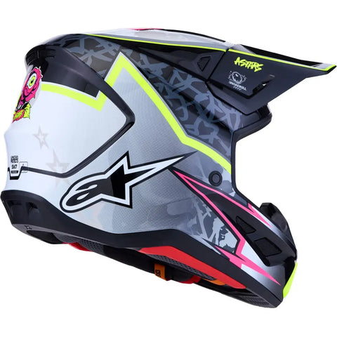 Casco Alpinestars S-M7 Blaster Black/Grey/Yellow
