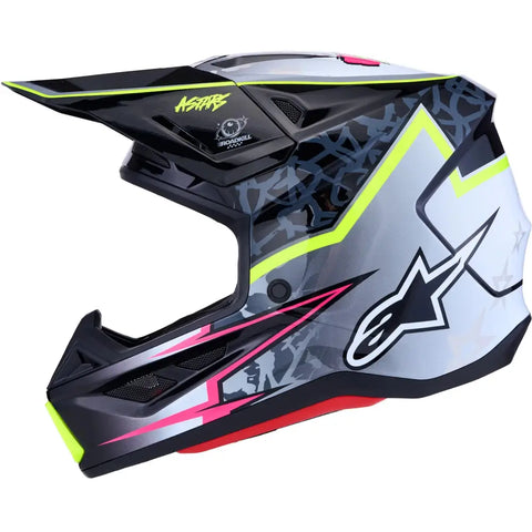 Casco Alpinestars S-M7 Blaster Black/Grey/Yellow