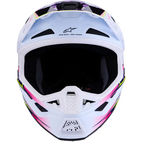 Casco Alpinestars S-M7 Blaster White/Pink/Purple