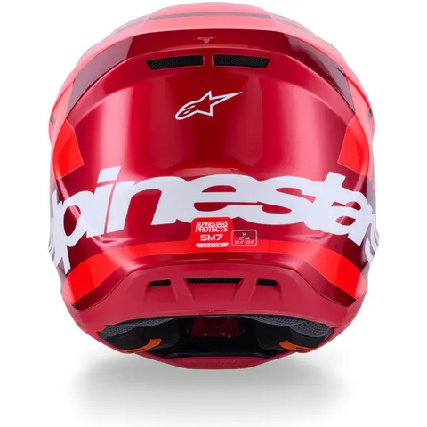 Casco Alpinestars S-M7 Core, Red Glossy