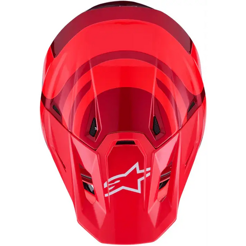 Casco Alpinestars S-M7 Core, Red Glossy
