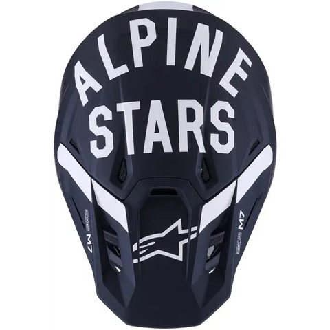 Casco Alpinestars S-M7 Dasher, Black/White Matt