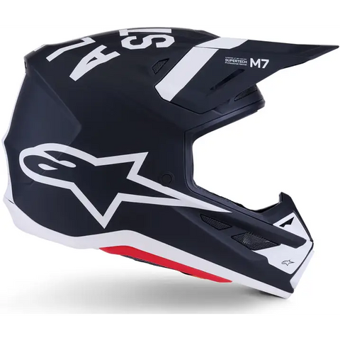 Casco Alpinestars S-M7 Dasher, Black/White Matt