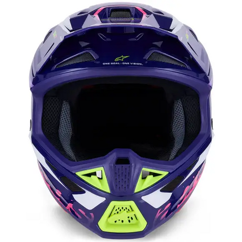 Casco Alpinestars S-M7 Deed, Purple/Pink Glossy