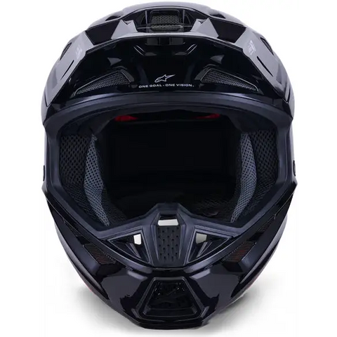 Casco Alpinestars S-M7 Solid, Black Glossy