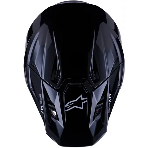 Casco Alpinestars S-M7 Solid, Black Glossy