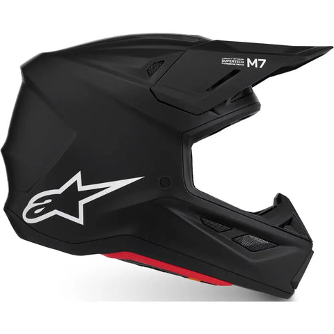Casco Alpinestars S-M7 Solid Black Matt