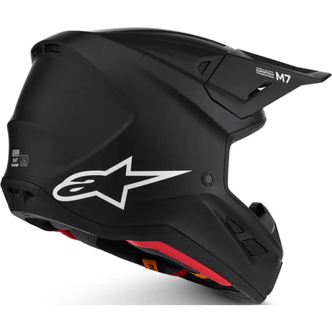 Casco Alpinestars S-M7 Solid Black Matt