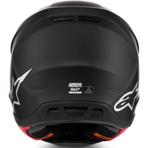 Casco Alpinestars S-M7 Solid Black Matt