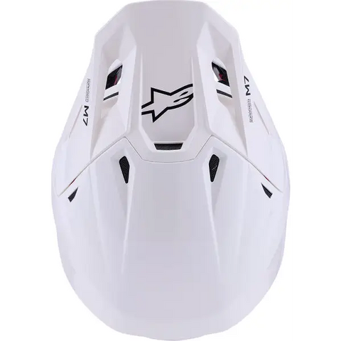 Casco Alpinestars S-M7 Solid, White Glossy