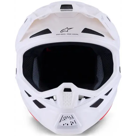 Casco Alpinestars S-M7 Solid, White Glossy