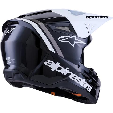 Casco Alpinestars SM3 ECE06/DOT Radium Black/White/Gray Glossy